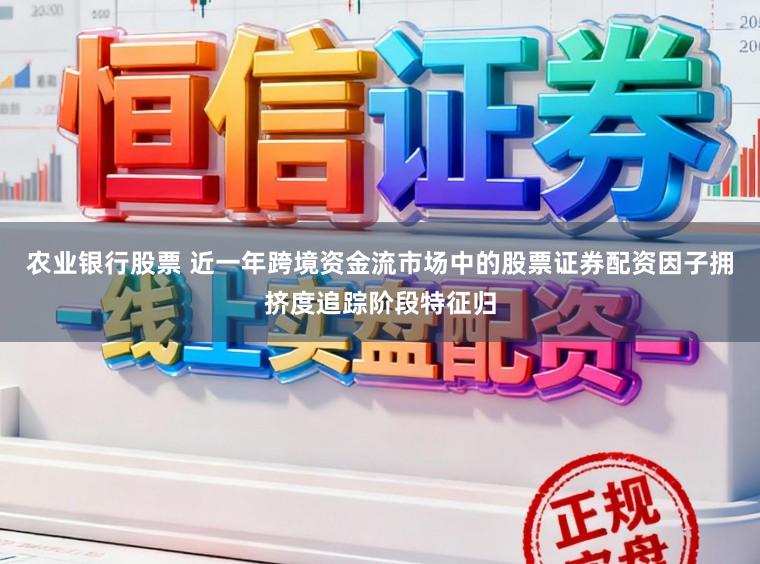 农业银行股票 近一年跨境资金流市场中的股票证券配资因子拥挤度追踪阶段特征归