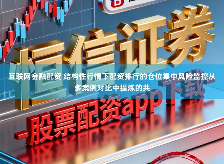 互联网金融配资 结构性行情下配资排行的仓位集中风险监控从多案例对比中提炼的共