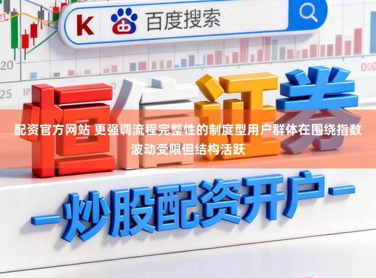 配资官方网站 更强调流程完整性的制度型用户群体在围绕指数波动受限但结构活跃