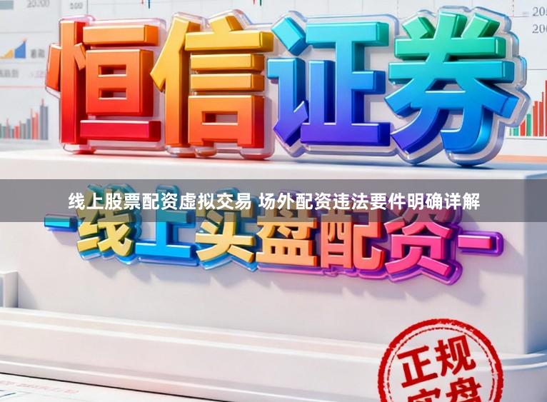 线上股票配资虚拟交易 场外配资违法要件明确详解
